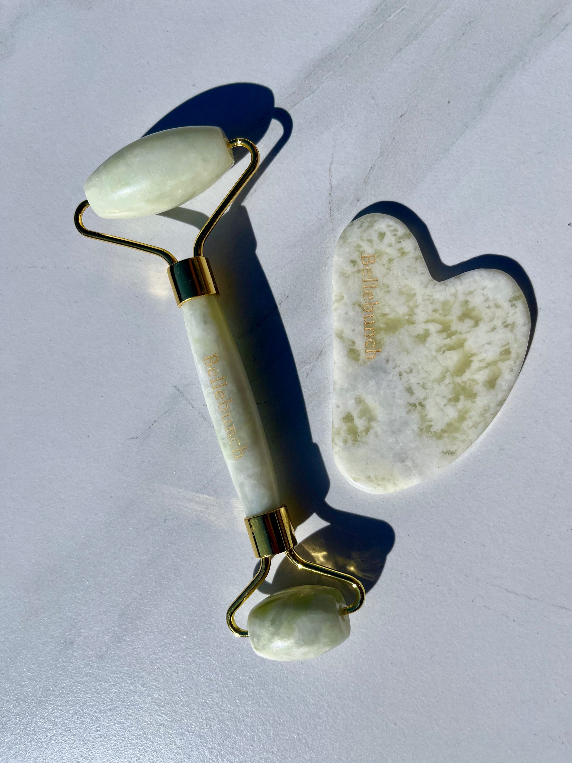 Jade Roller and Gua Sha Set - Bellebunch