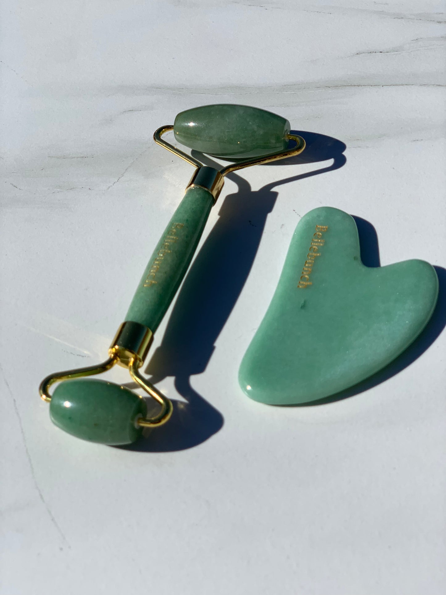 Jade Roller and Gua Sha Set - Bellebunch