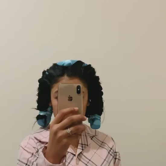 Overnight heatless curl