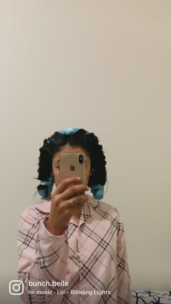 Overnight heatless curl