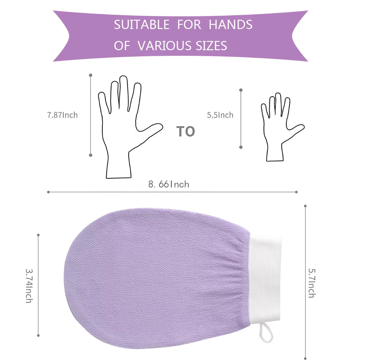 Exfoliating Gloves - Bellebunch