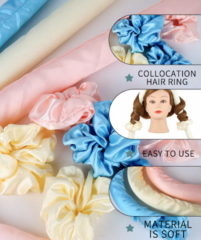 Heatless Hair Rollers - Bellebunch