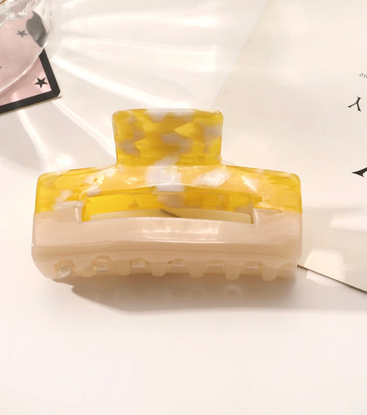 Medium Rectangular Acrylic Hair Claw Clips - Bellebunch