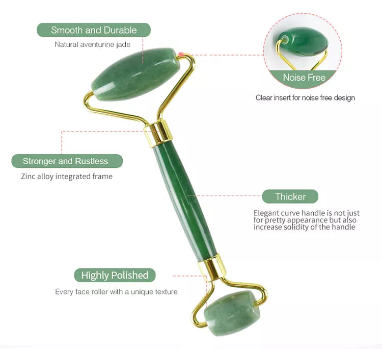 Jade Roller and Gua Sha Set - Bellebunch